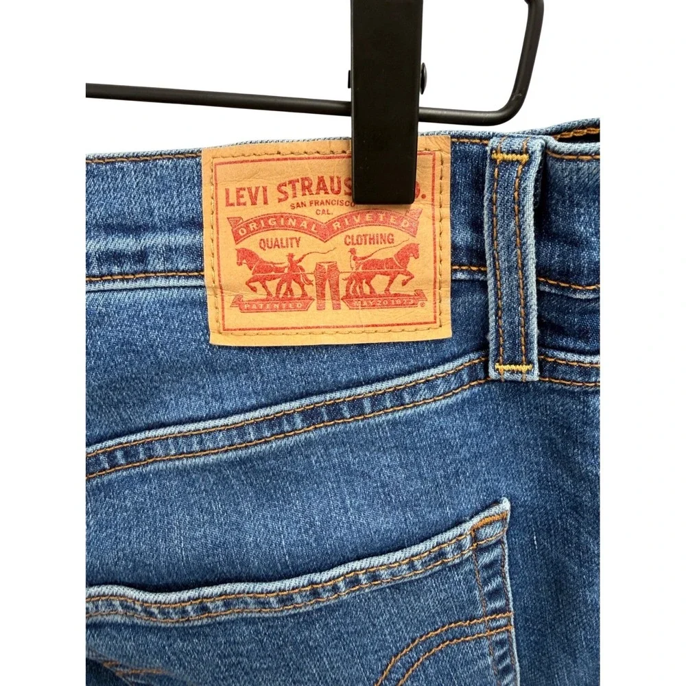 Levis Ribcage Straight Jeans Womens 32 Medium Wash Ultra‎ High Rise 79078-0016